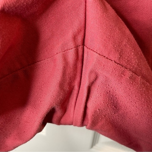 J Crew 5" Classic Chino Short in Seaside Coral 8 - Picture 5 of 9